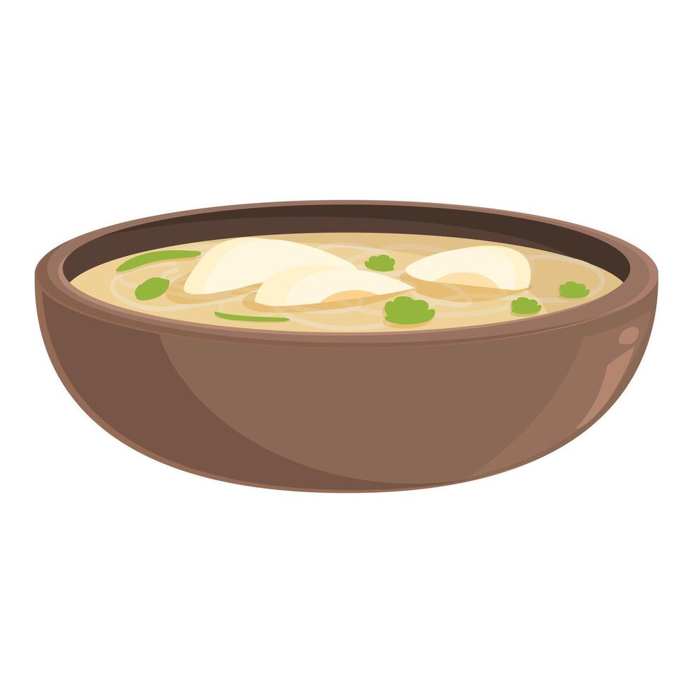 Myanmar la minestra cucina icona cartone animato vettore. manifesto giorno vettore
