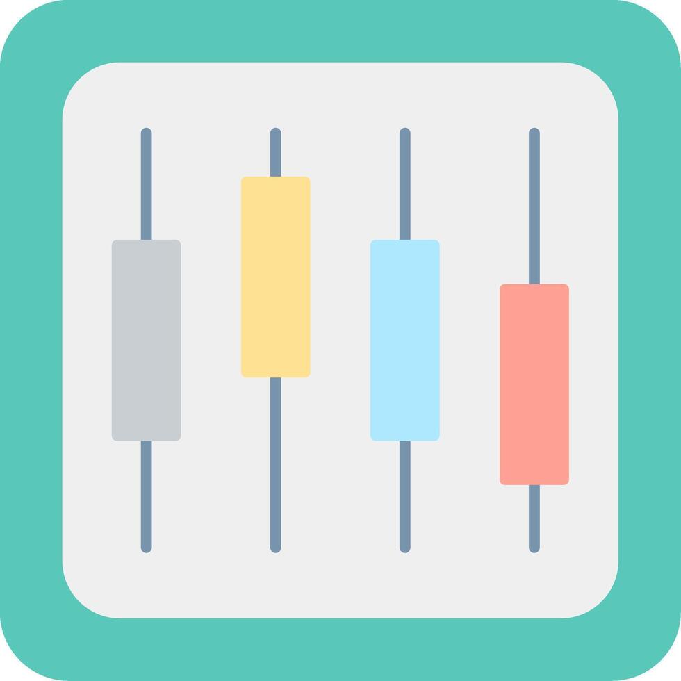 diagramma piatto leggero icona vettore