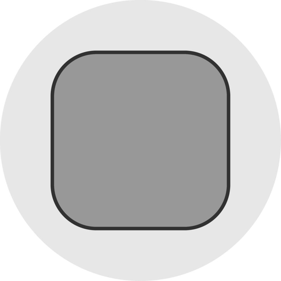 il giro angolo linea pieno leggero cerchio icona vettore
