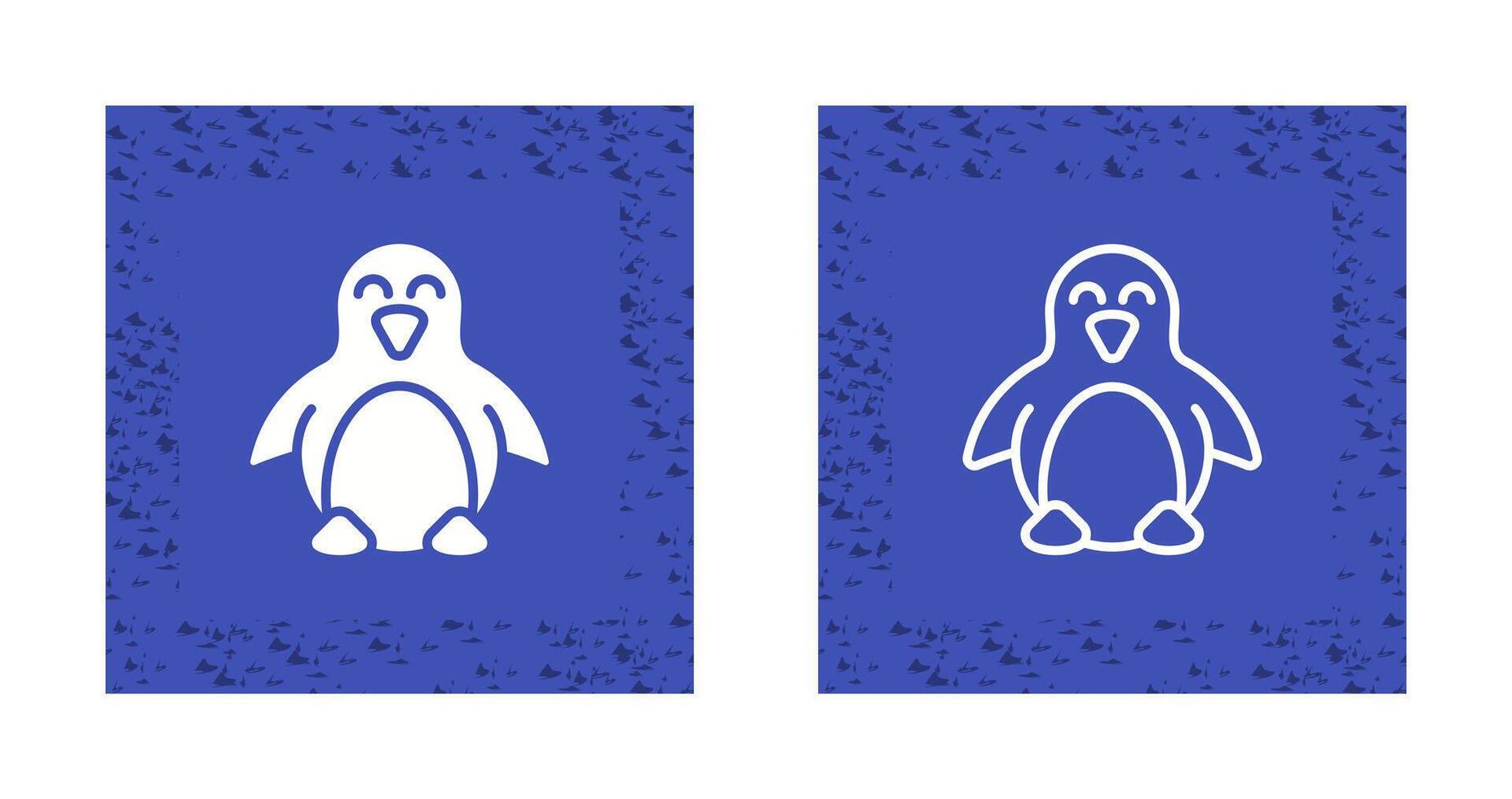 pinguino vettore icona