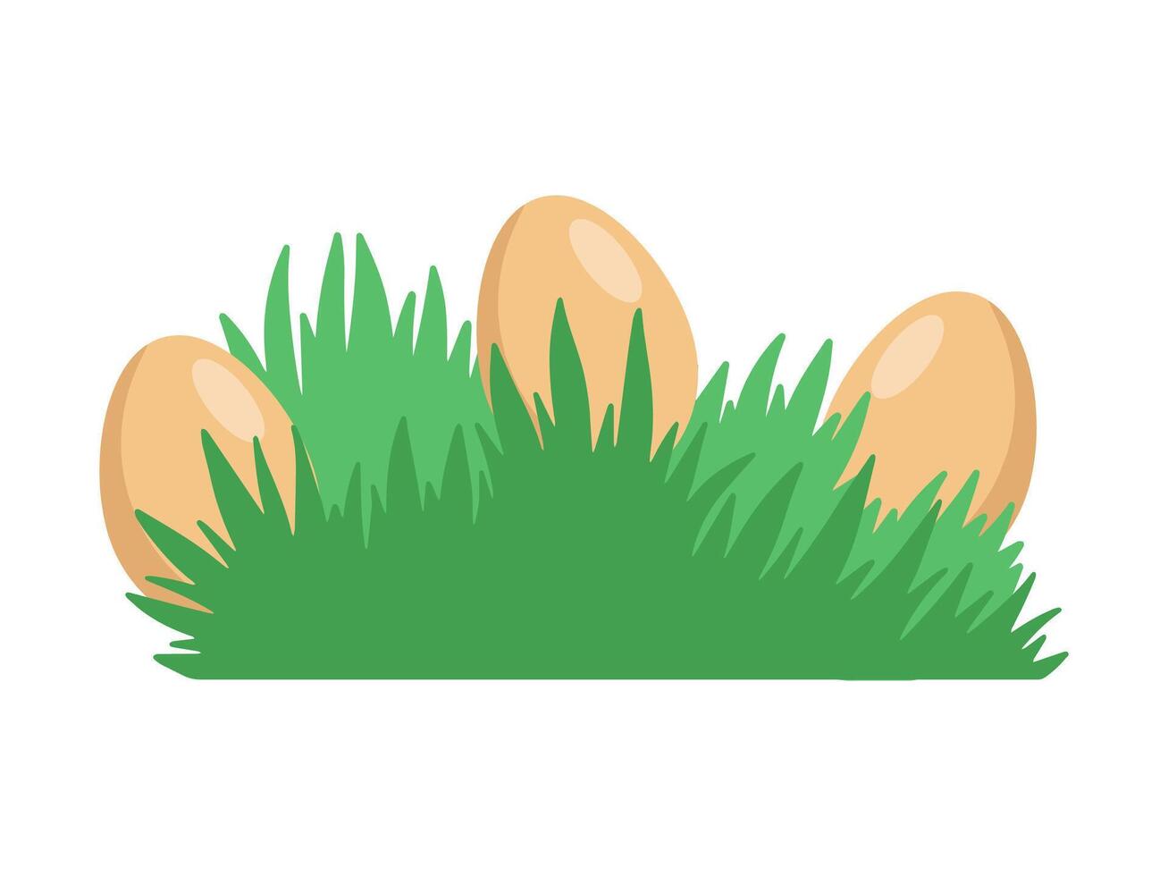 Pasqua uova dire bugie nel erba vettore