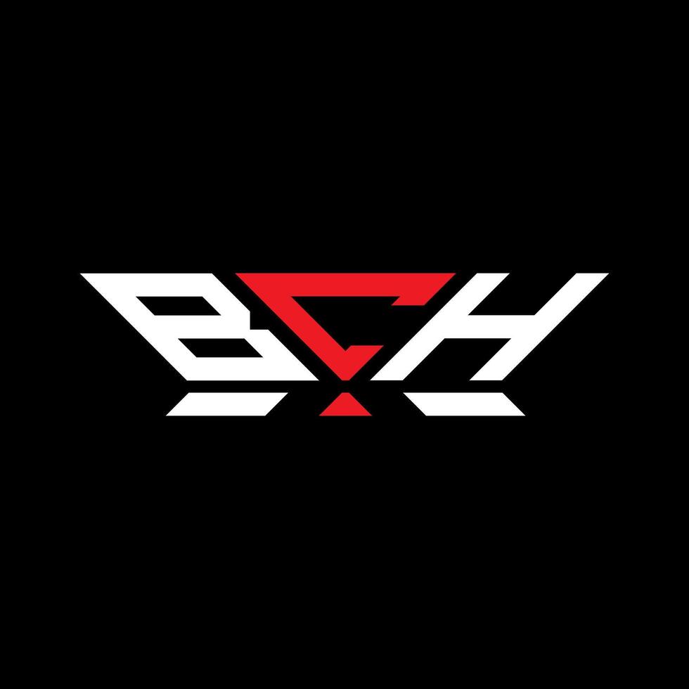 bch lettera logo vettore disegno, bch semplice e moderno logo. bch lussuoso alfabeto design