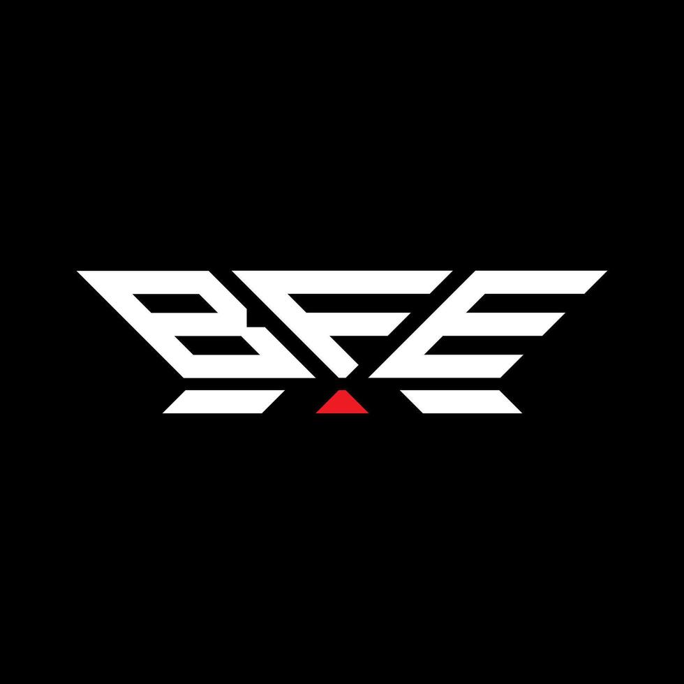 bfe lettera logo vettore disegno, bfe semplice e moderno logo. bfe lussuoso alfabeto design
