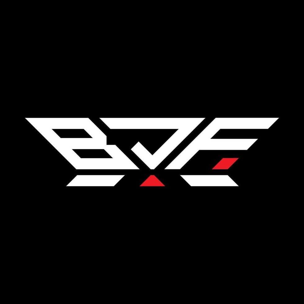 bjf lettera logo vettore disegno, bjf semplice e moderno logo. bjf lussuoso alfabeto design