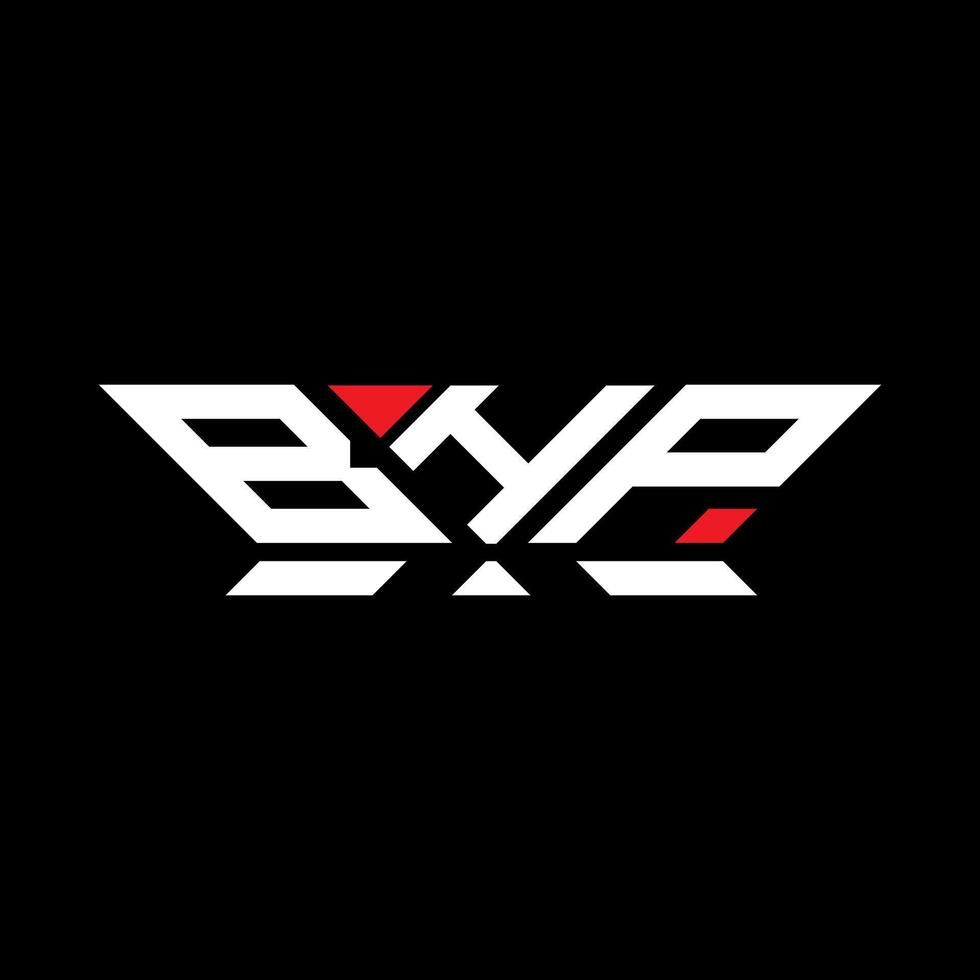 bhp lettera logo vettore disegno, bhp semplice e moderno logo. bhp lussuoso alfabeto design