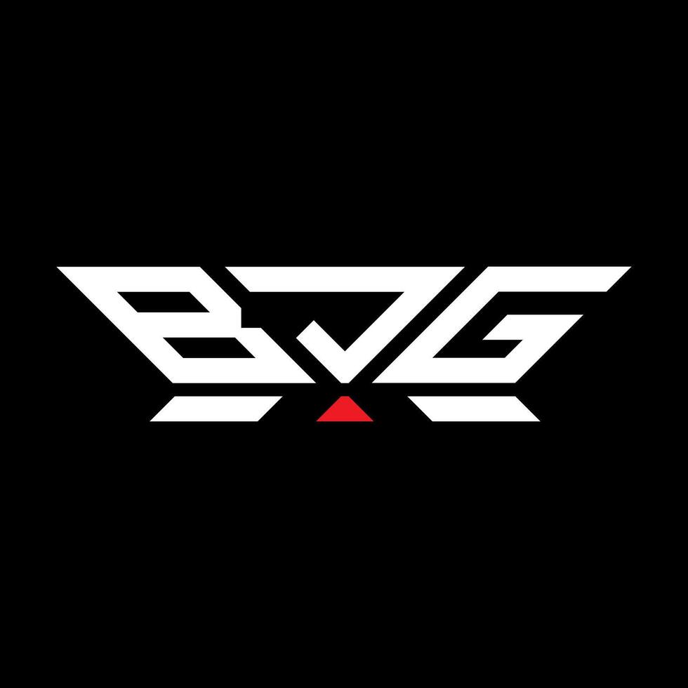 bjg lettera logo vettore disegno, bjg semplice e moderno logo. bjg lussuoso alfabeto design