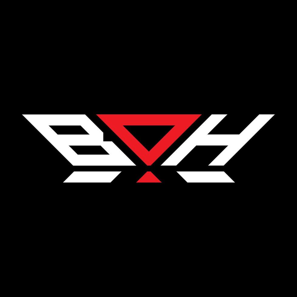 boh lettera logo vettore disegno, boh semplice e moderno logo. boh lussuoso alfabeto design