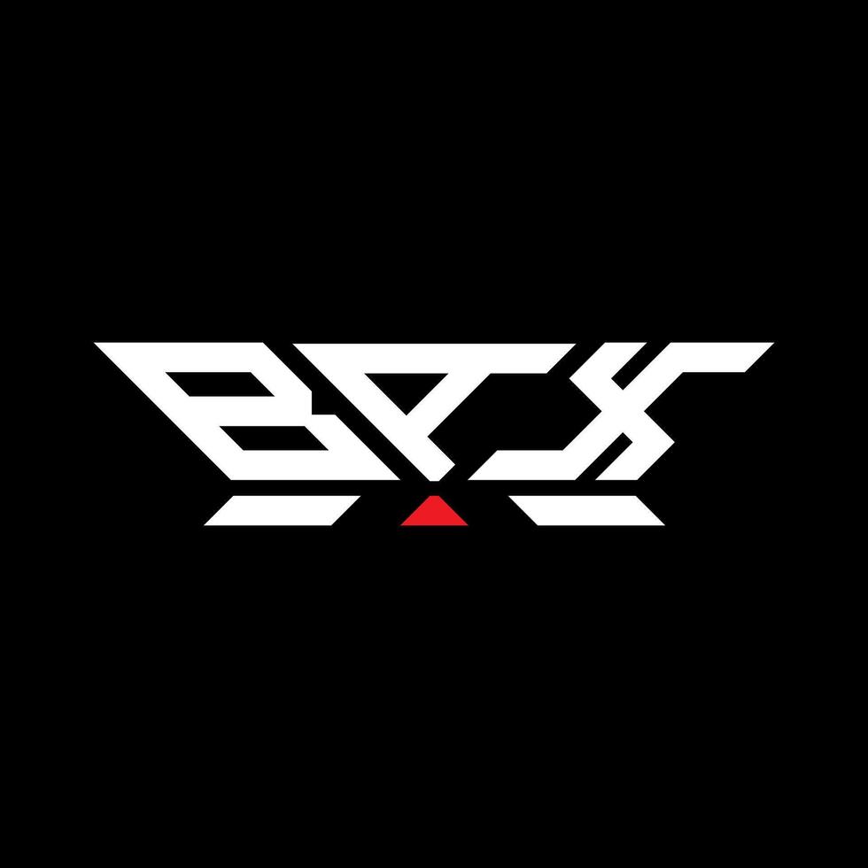 bax lettera logo vettore disegno, bax semplice e moderno logo. bax lussuoso alfabeto design