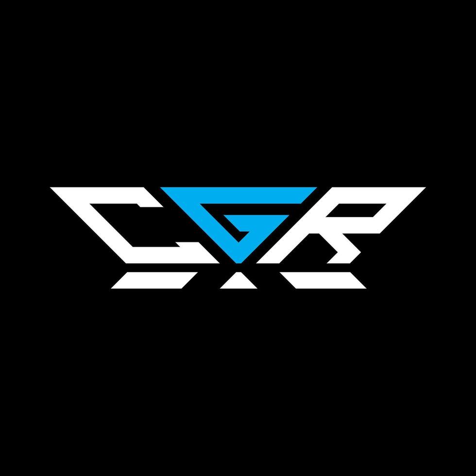cgr lettera logo vettore disegno, cgr semplice e moderno logo. cgr lussuoso alfabeto design