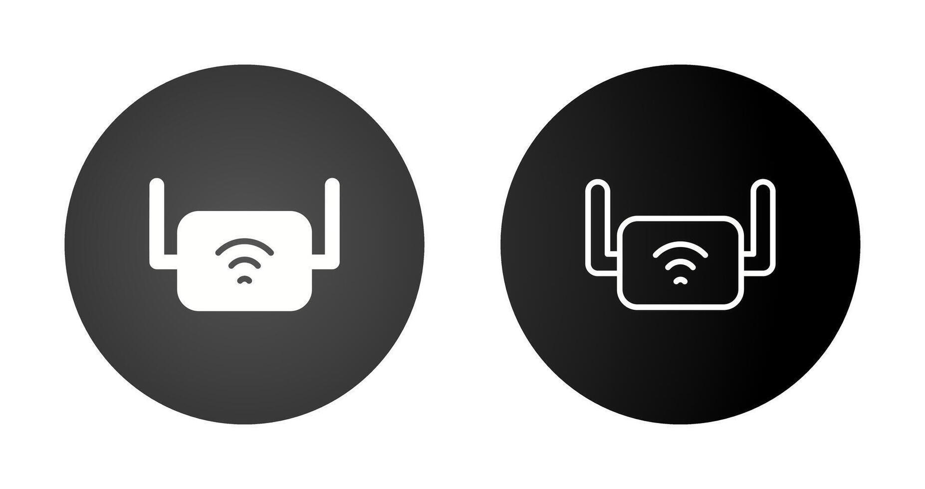 Wi-Fi gamma extender vettore icona