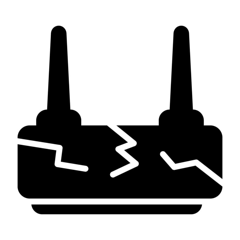 router dispositivo vettore icona