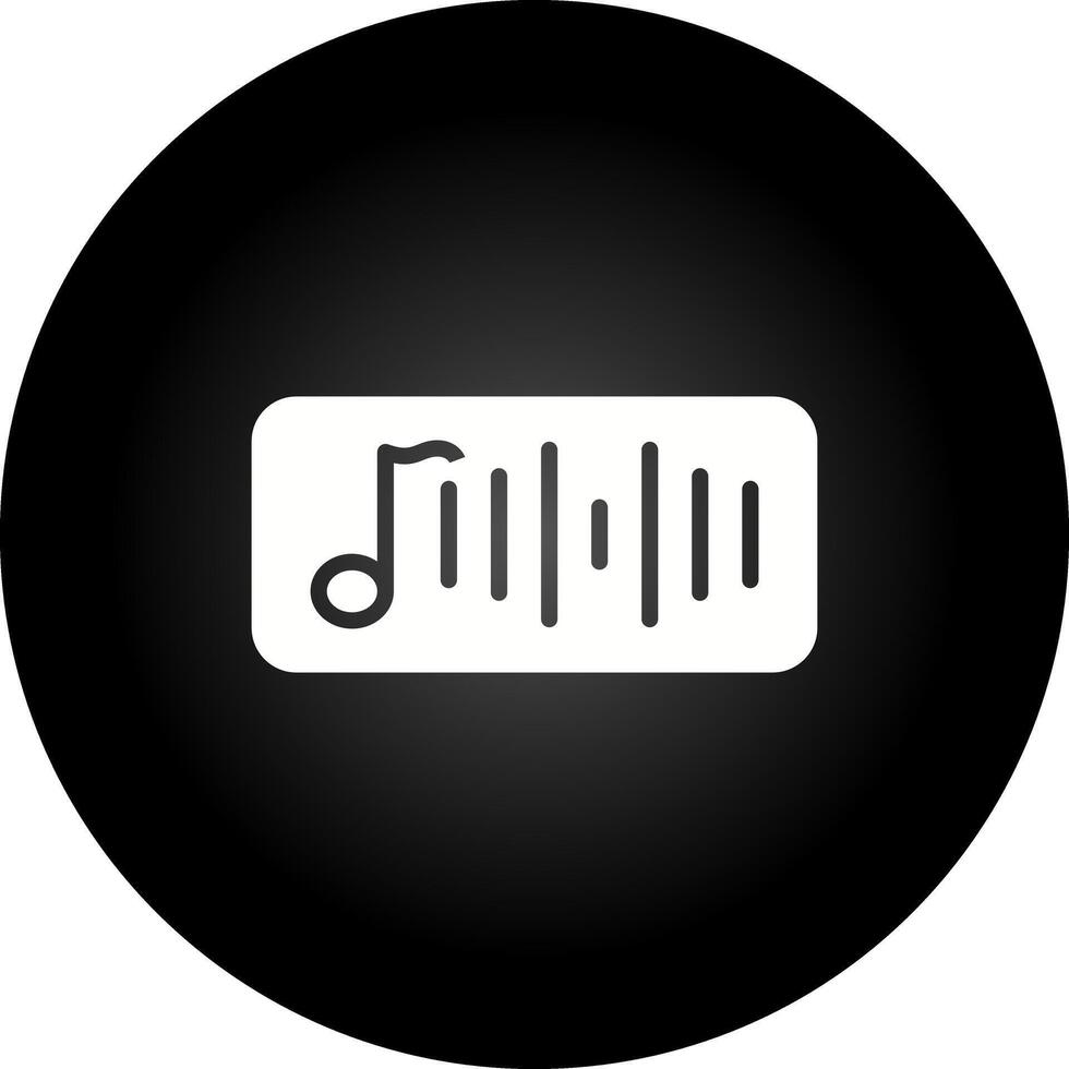 Audio vettore icona