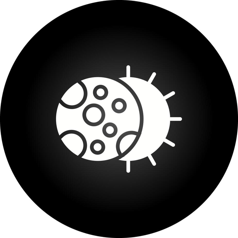 eclisse vettore icona