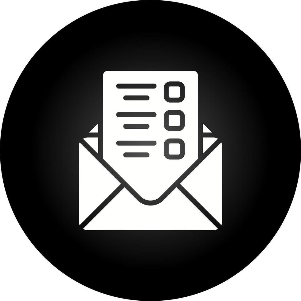 mailing elenchi vettore icona