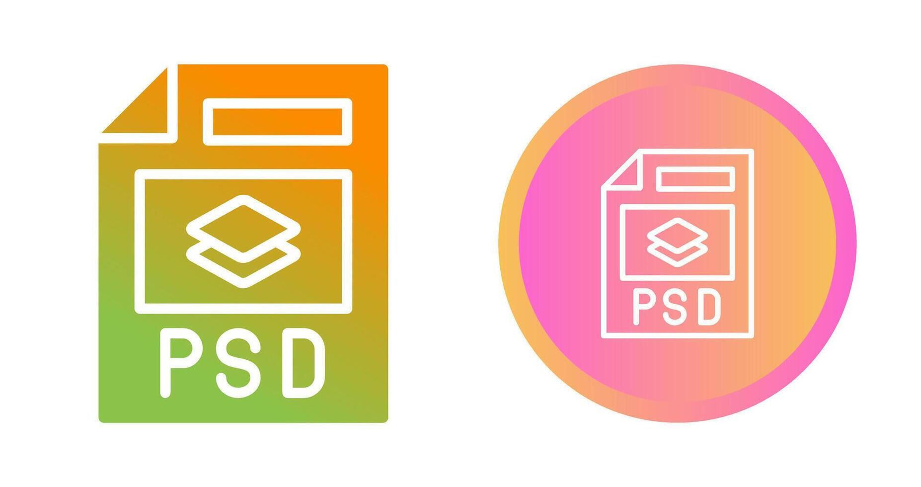 PSD file vettore icona