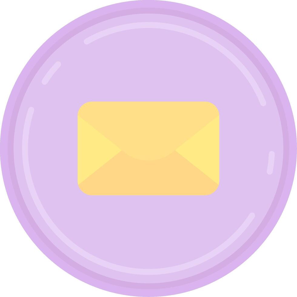 e-mail piatto leggero icona vettore
