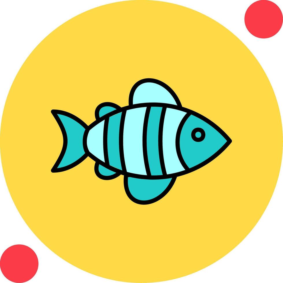 icona di vettore di pesce