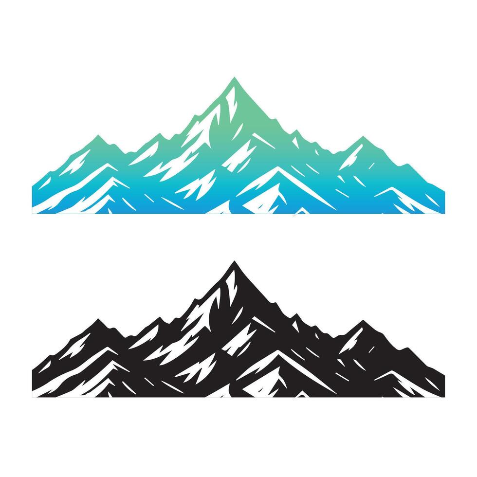 montagna logo vettore elemento, montagna logo vettore modello, montagna vettore illustrazione