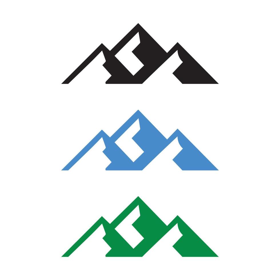 montagna logo vettore elemento, montagna logo vettore modello, montagna vettore illustrazione