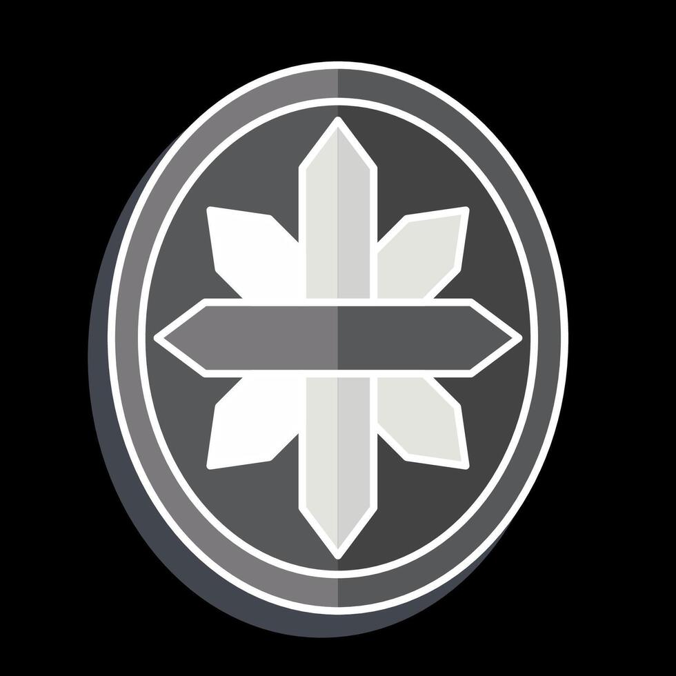 icona gemma. relazionato per gioielleria simbolo. lucido stile. semplice design modificabile. semplice illustrazione vettore