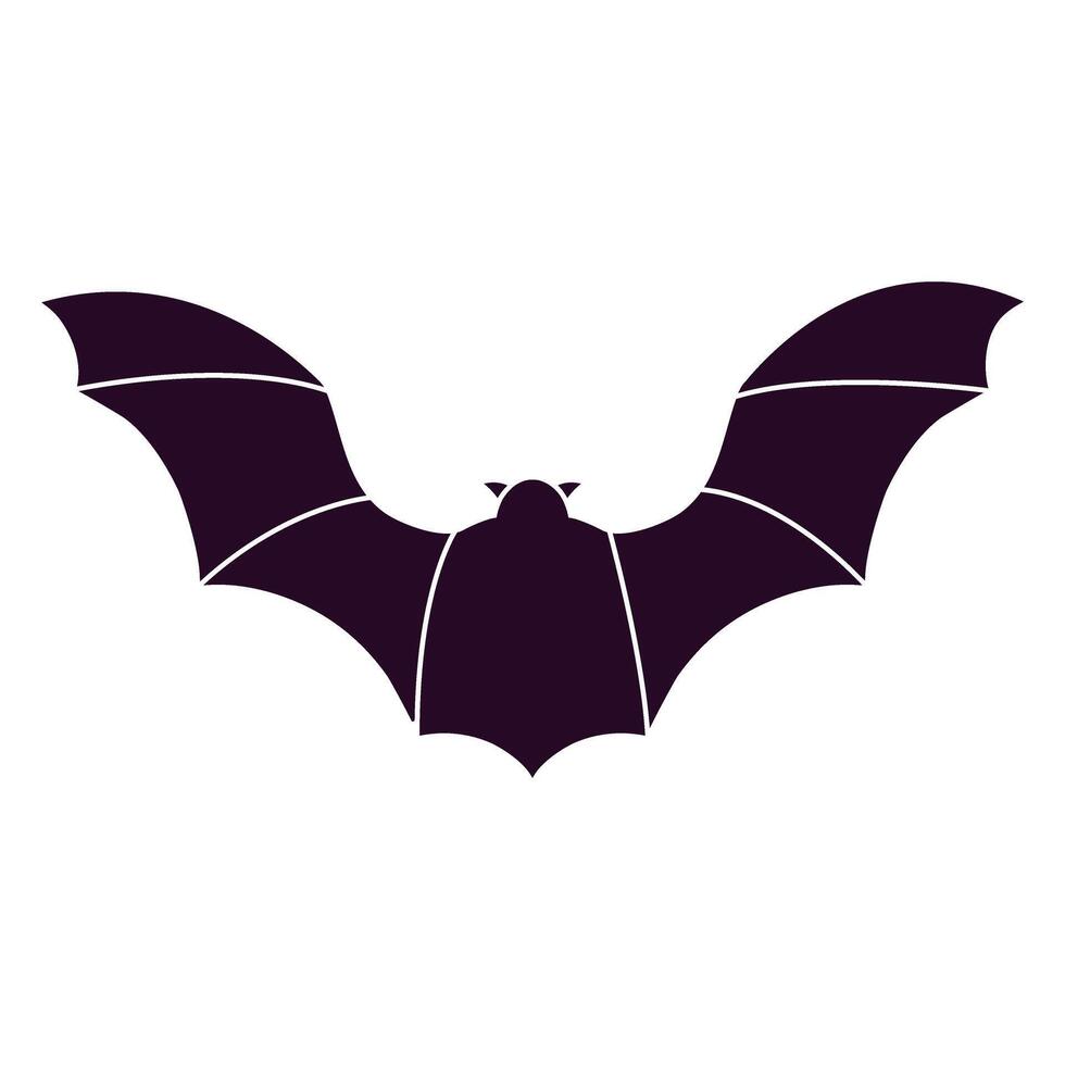pipistrello icona vettore. Halloween illustrazione cartello. vampiro simbolo o logo. vettore