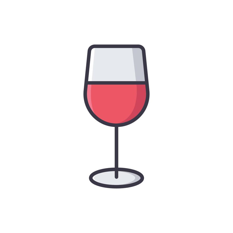 vino icona vettore design modello nel bianca sfondo