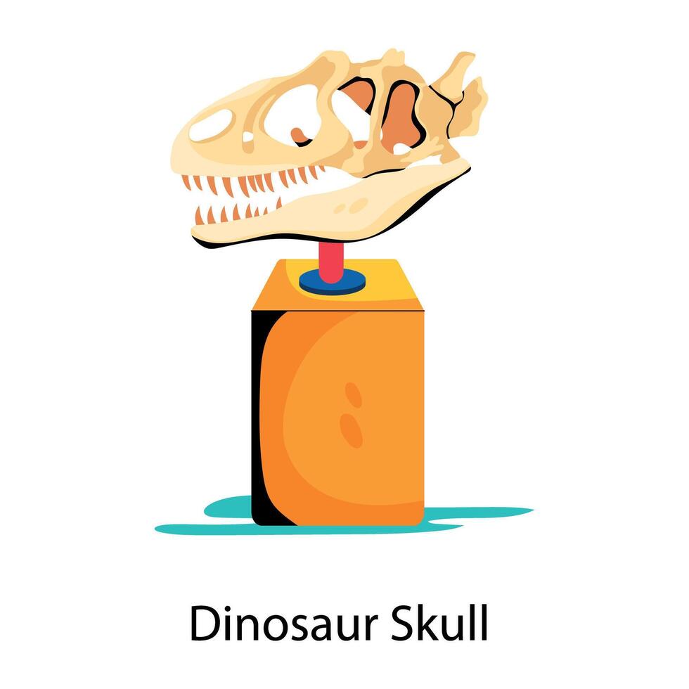 di moda dinosauro cranio vettore