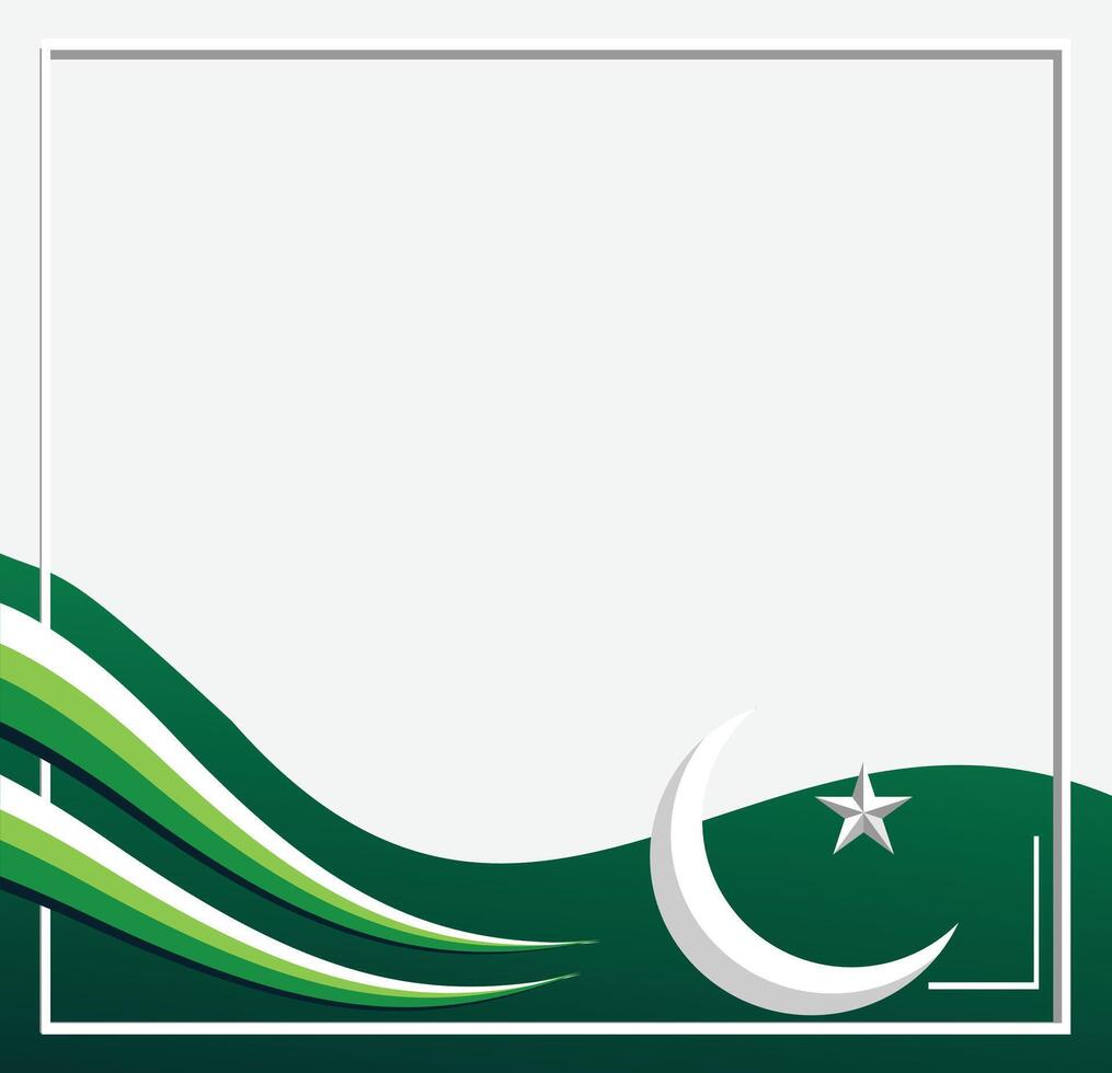 Pakistan giorno vettore illustrazione manifesti