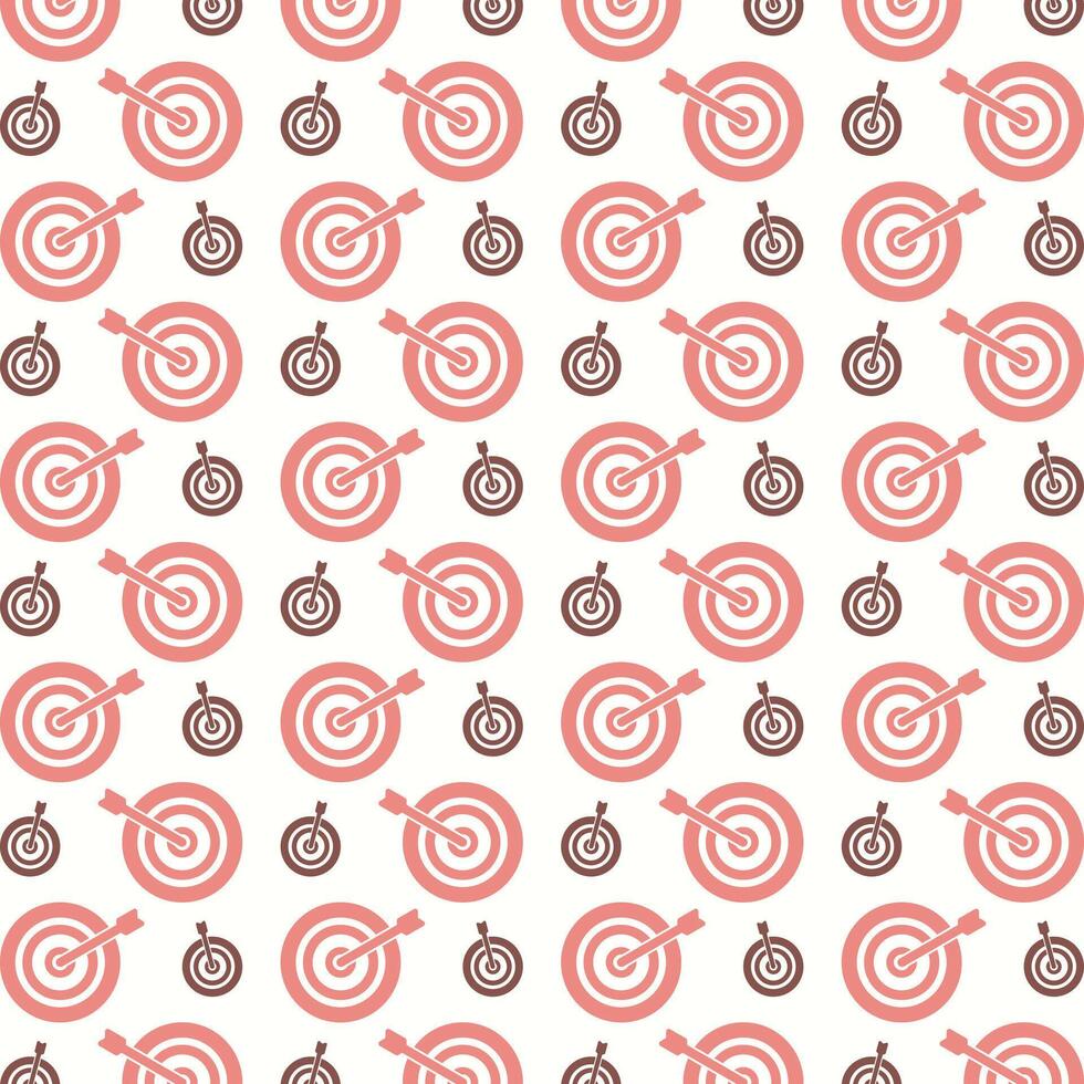 bullseye rosa ripetendo di moda modello bellissimo vettore illustrazione sfondo