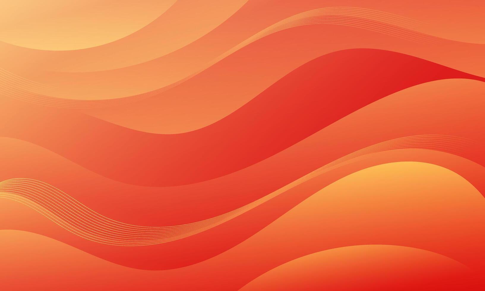astratto arancia sfondo con ondulato forme. fluente e formosa forme. Questo risorsa è adatto per sito web sfondi, volantini, manifesti, e digitale arte progetti. vettore