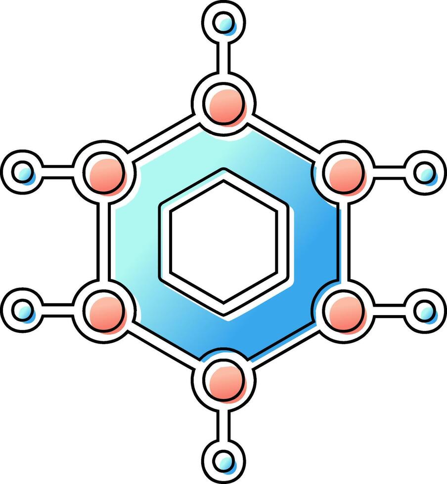 nanotecnologie vettore icona