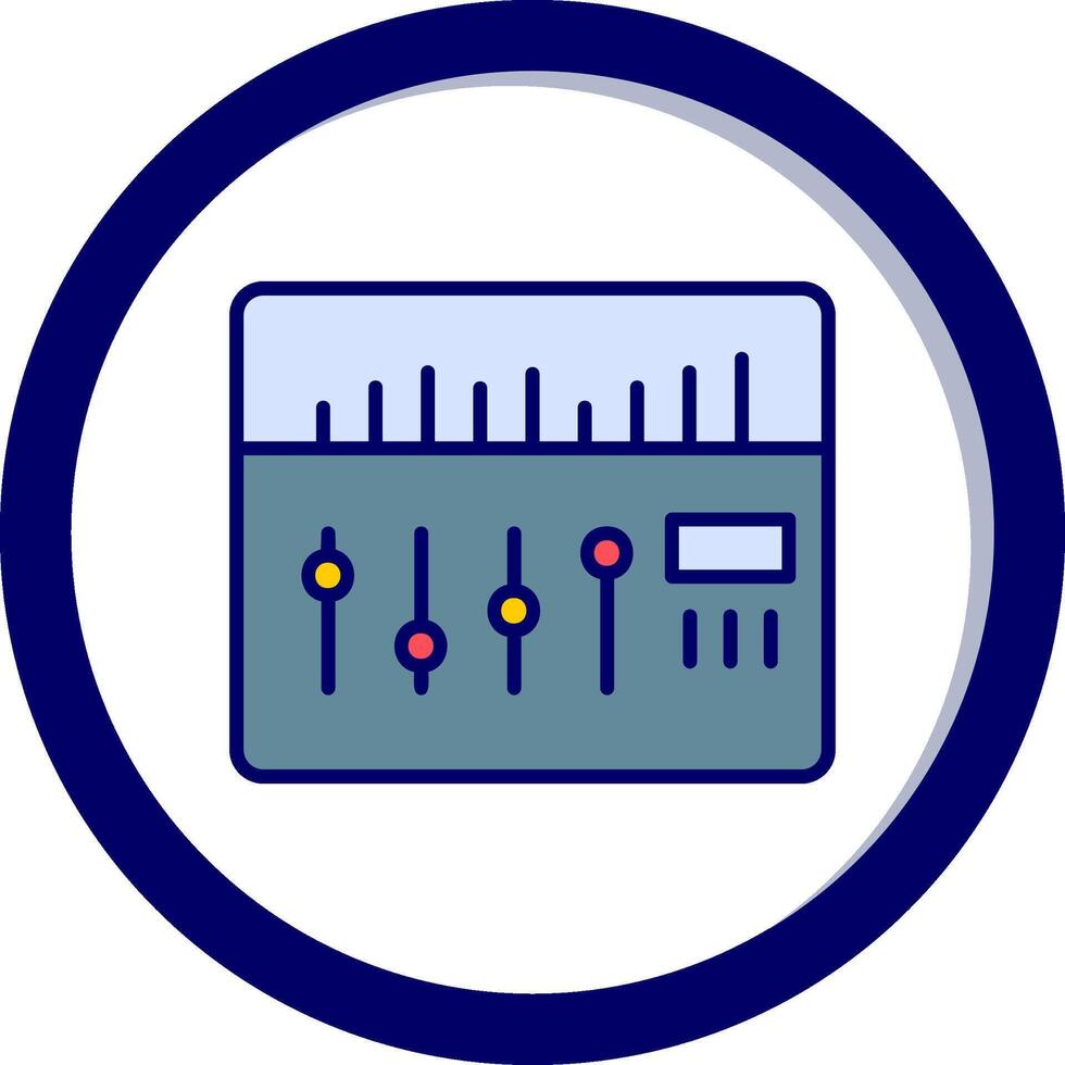 suono miscelatore vettore icona