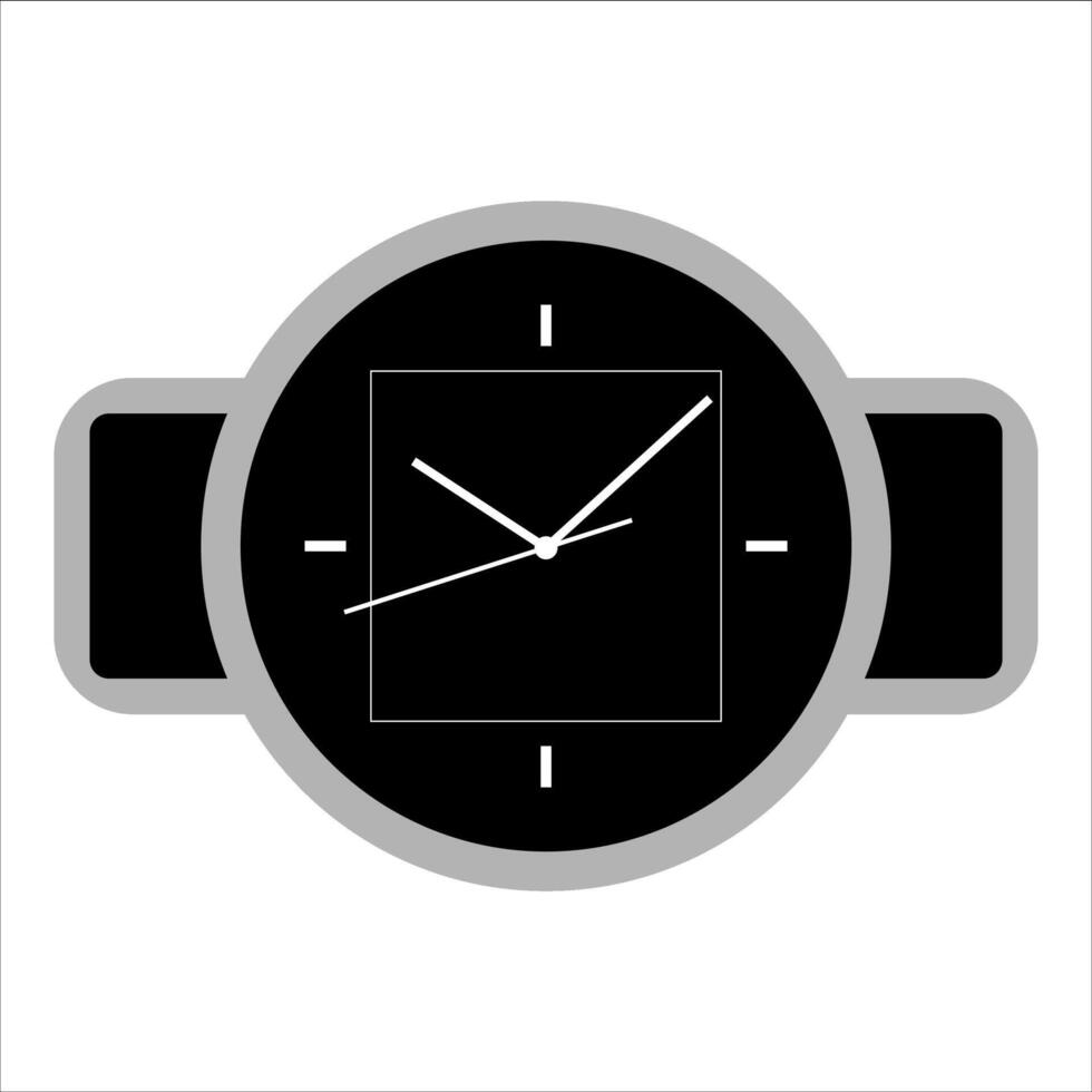 vettore impostato di ufficio parete orologi di vario forme design modello isolato su bianca sfondo. comporre con romano numeri. parete orologio modello per il branding e pubblicità isolato. orologio viso design