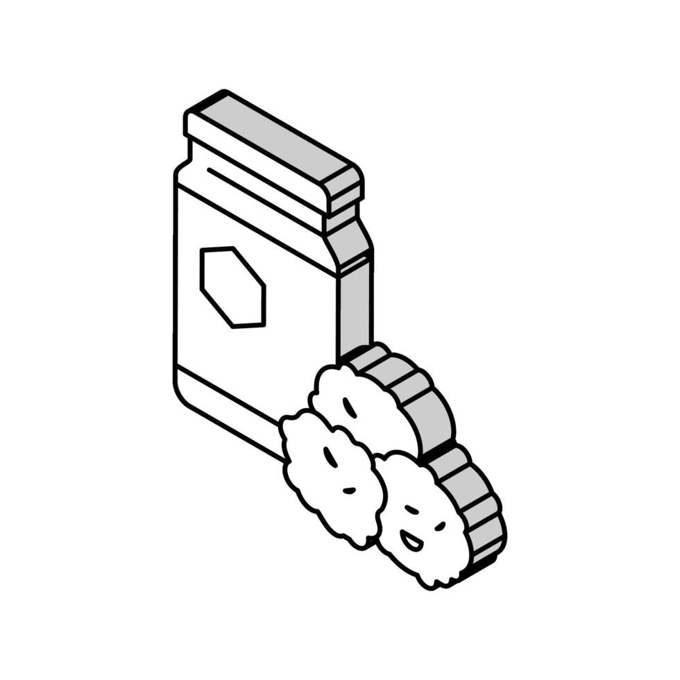 propoli contenitore apicoltura isometrico icona vettore illustrazione