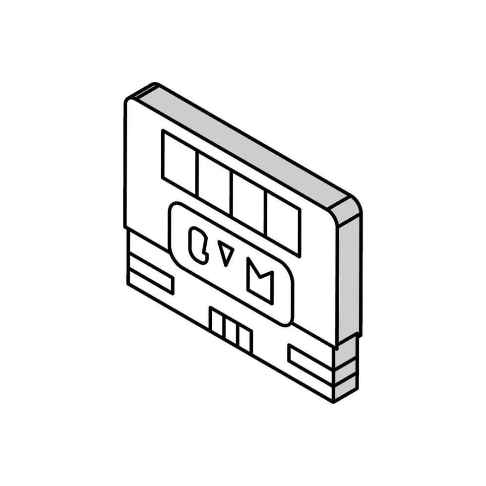 illustrazione vettoriale dell'icona isometrica della costruzione della palestra