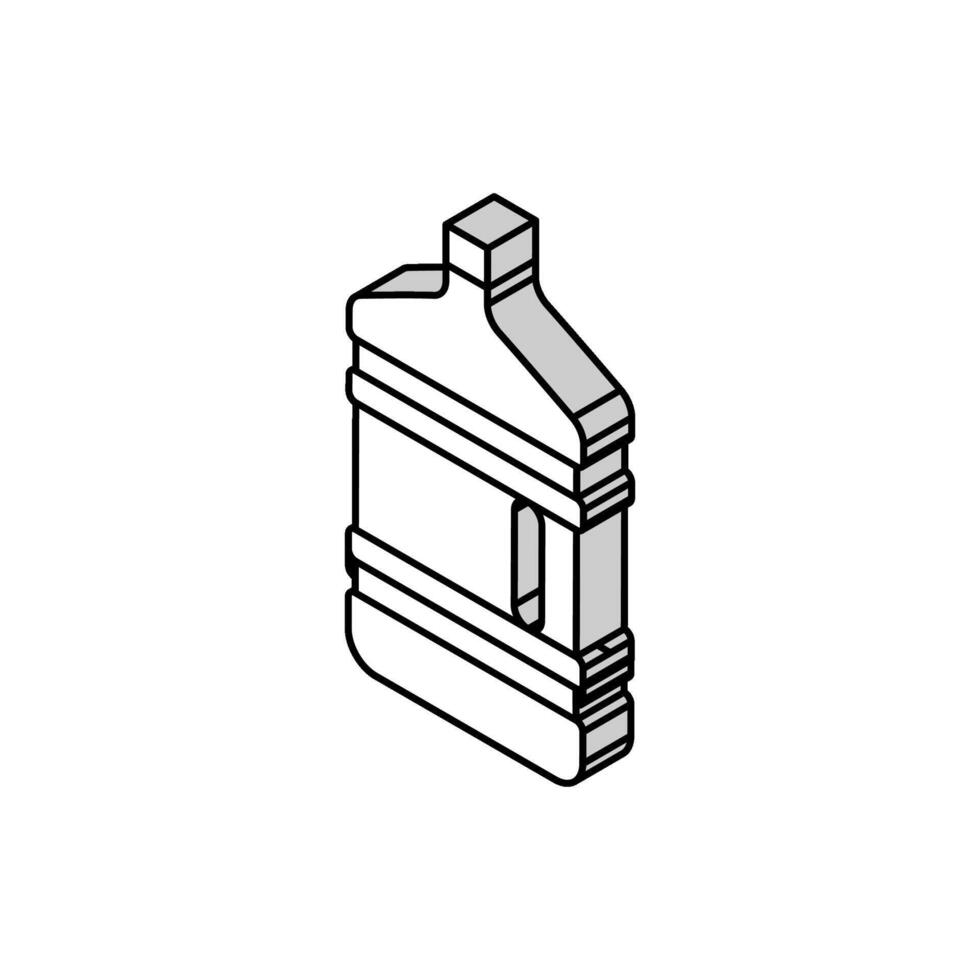 gallone acqua isometrico icona vettore illustrazione