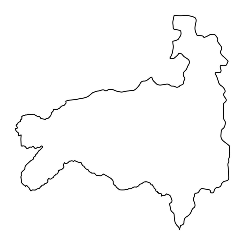 Loja Provincia carta geografica, amministrativo divisione di ecuador. vettore illustrazione.