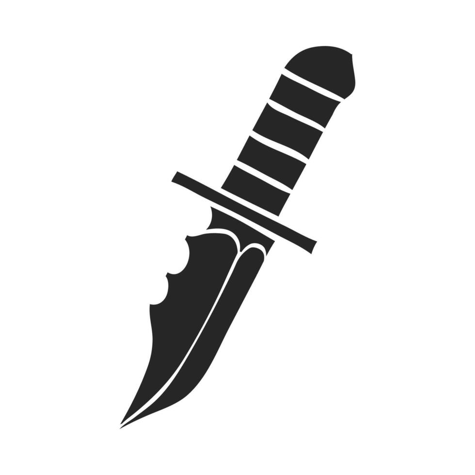 mano disegnato coltello vettore illustrazione