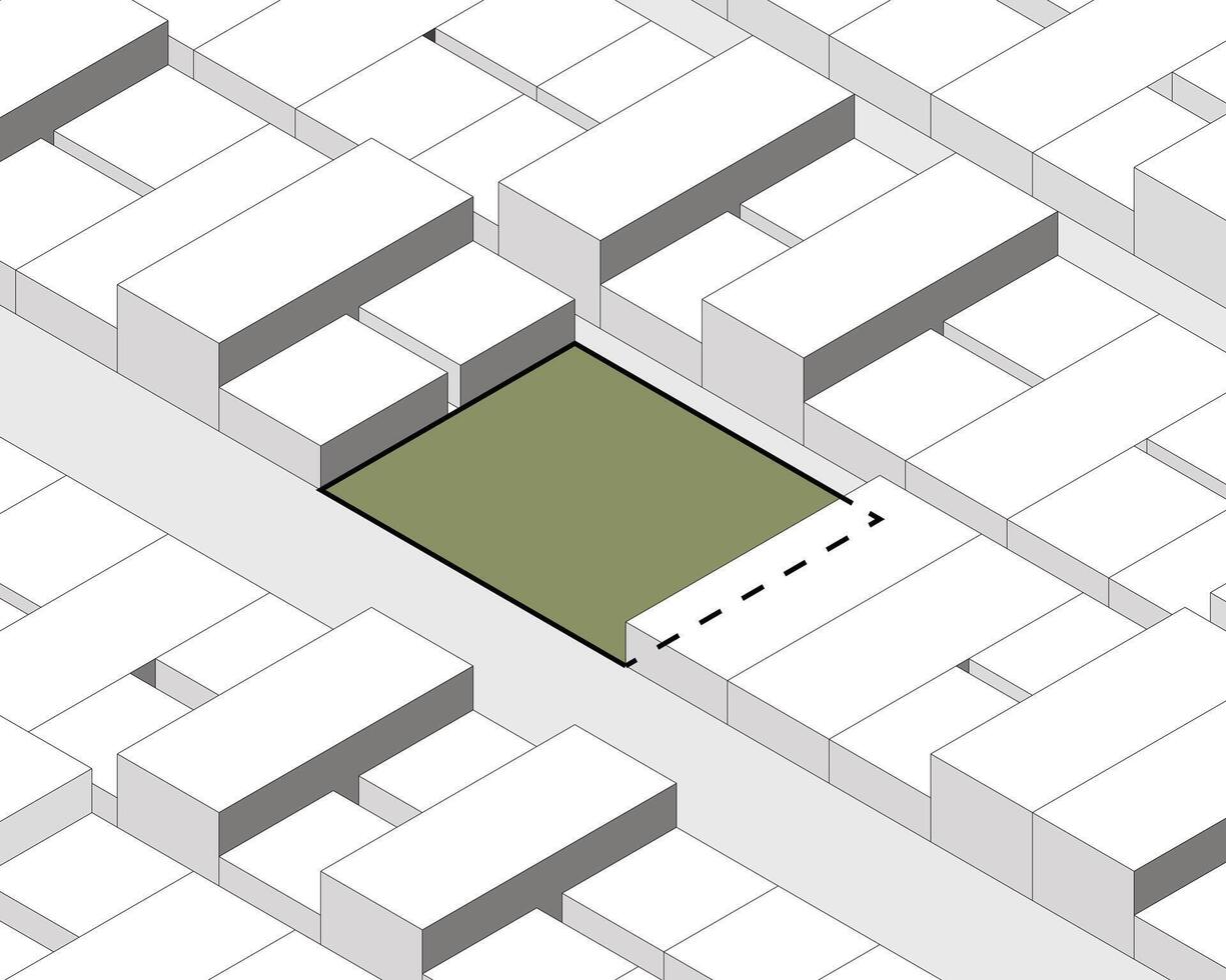 isometrico la zona schema architettura spazio urbano edificio moderno illustrazione vettore. isometrico linea cittadina strada esterno centro design paesaggio costruzione quartiere Casa. isometrico architetto. vettore