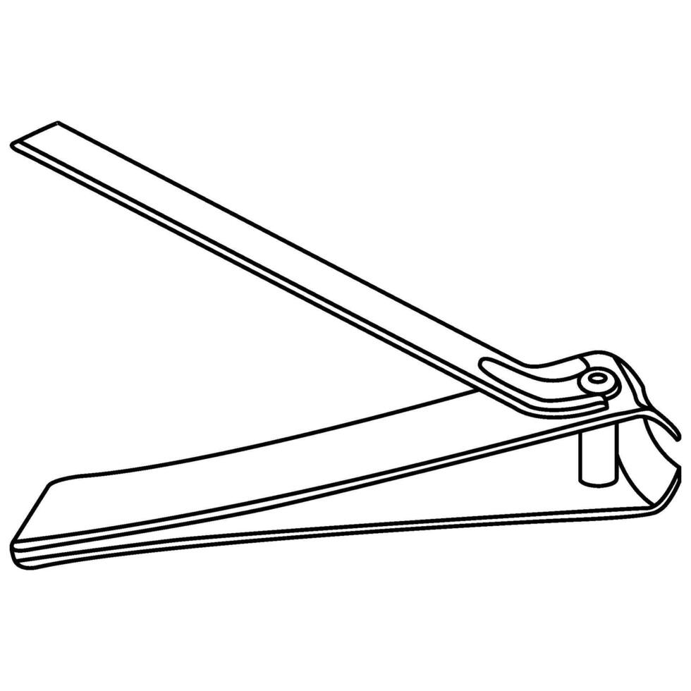 chiodo clipper schema illustrazione vettore