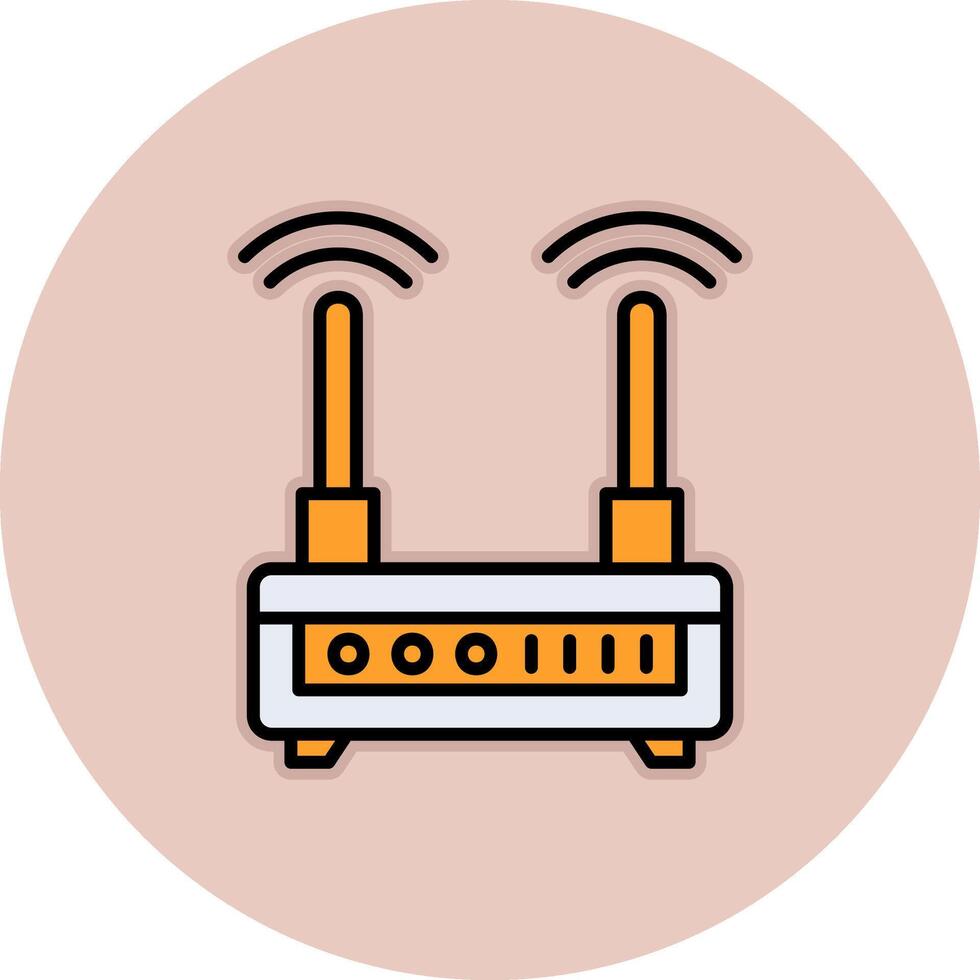 Wi-Fi router vettore icona