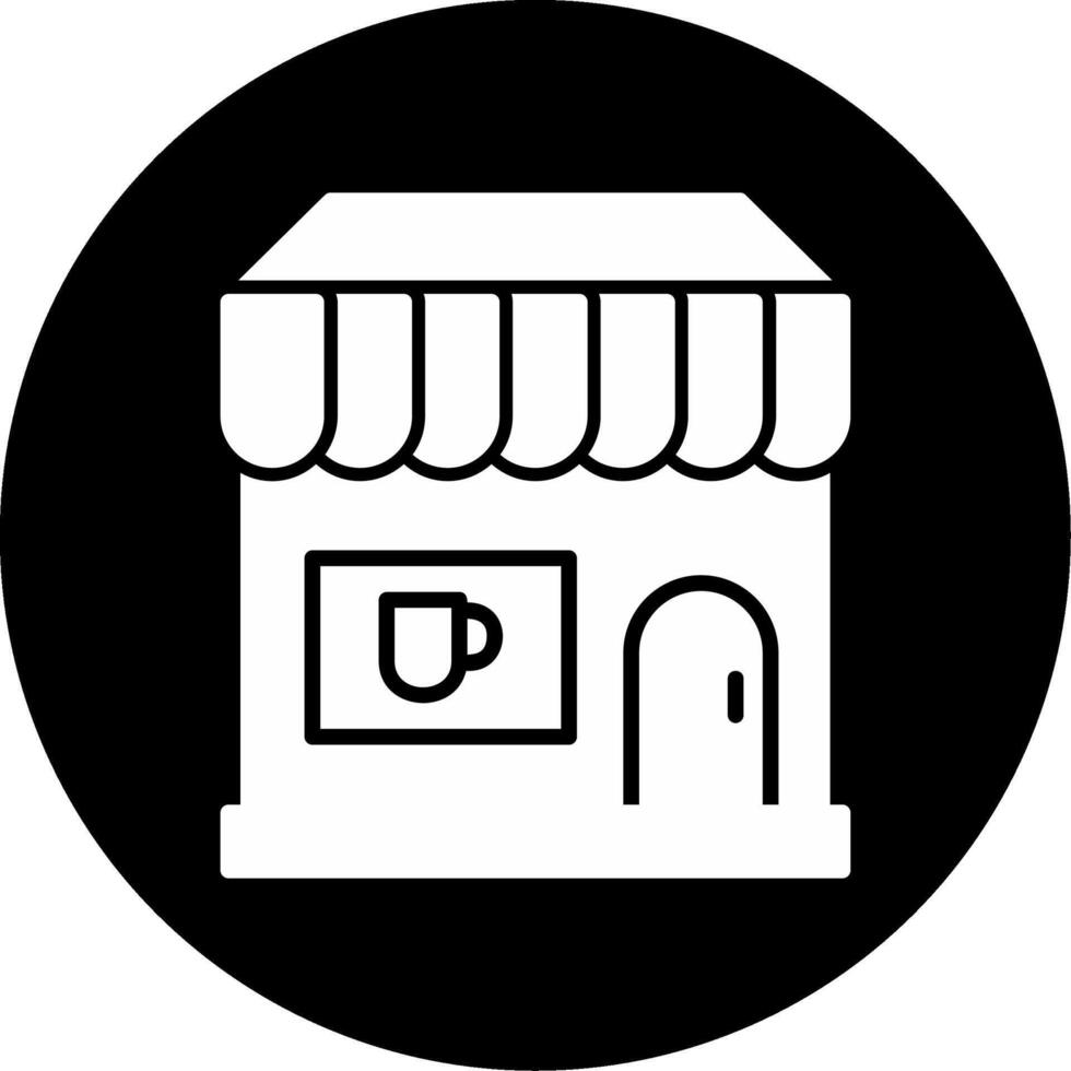 caffè negozio vettore icona