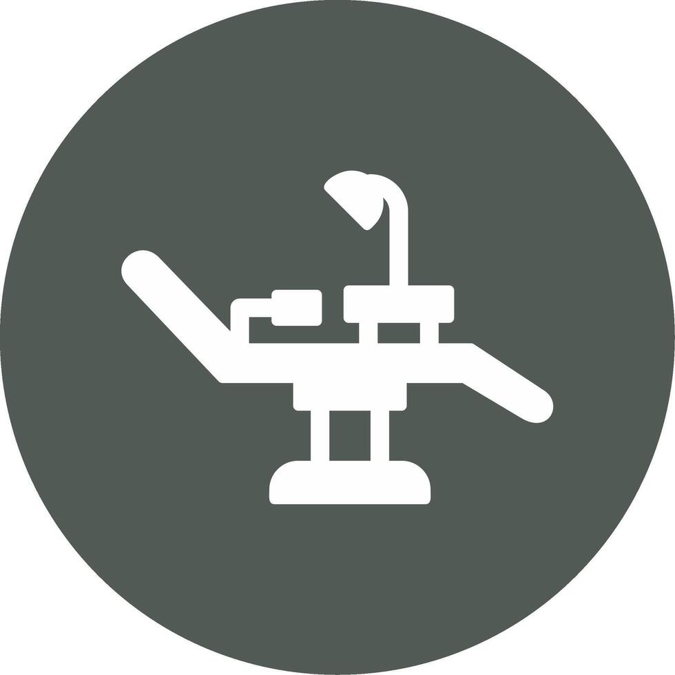 dentista sedia vettore icona