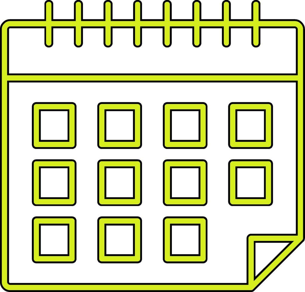 icona del calendario vettoriale