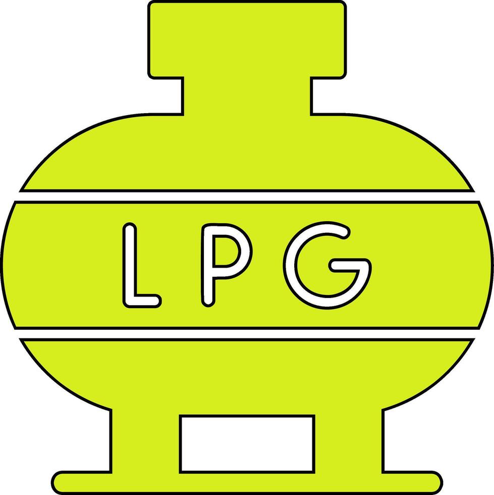 liquefatto petrolio gas vettore icona