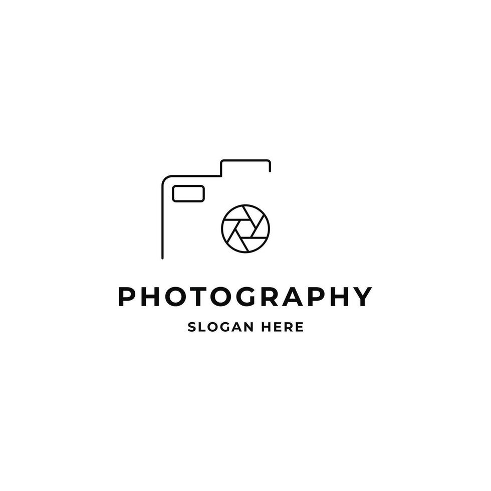 fotografia logo design concetto idea vettore