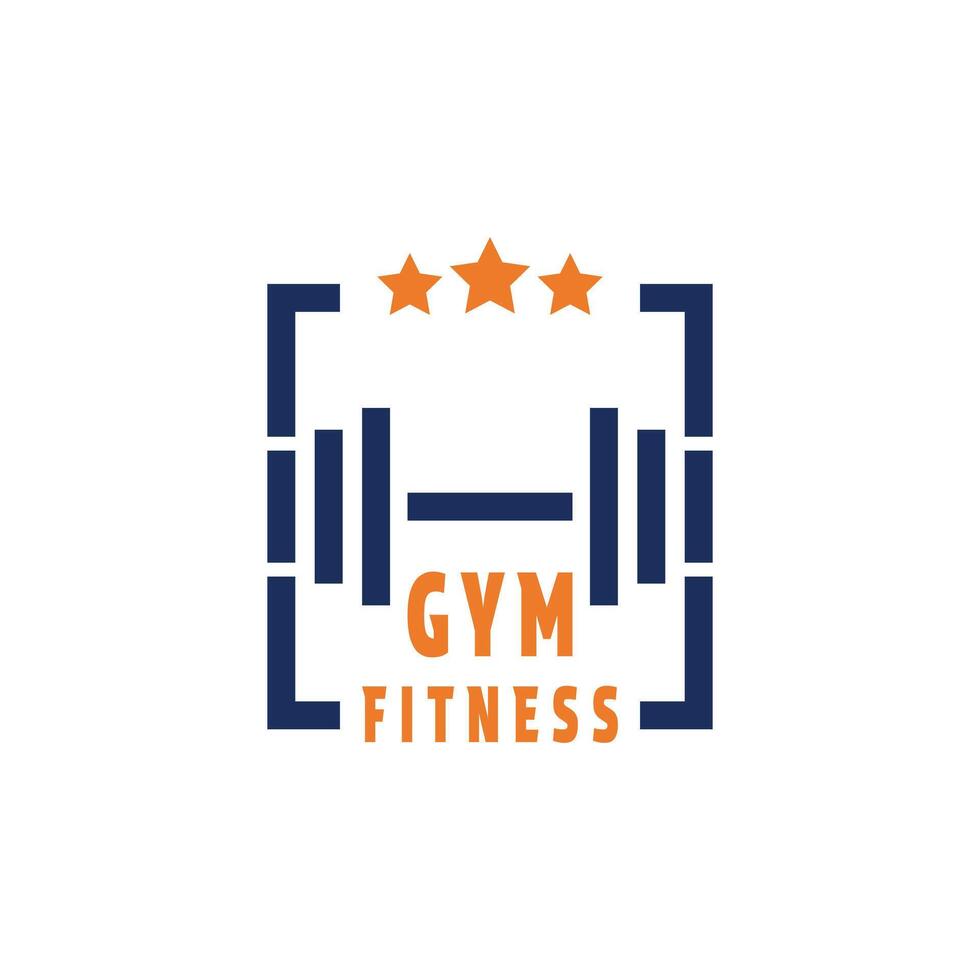 fitness Palestra centro logo design concetto vettore