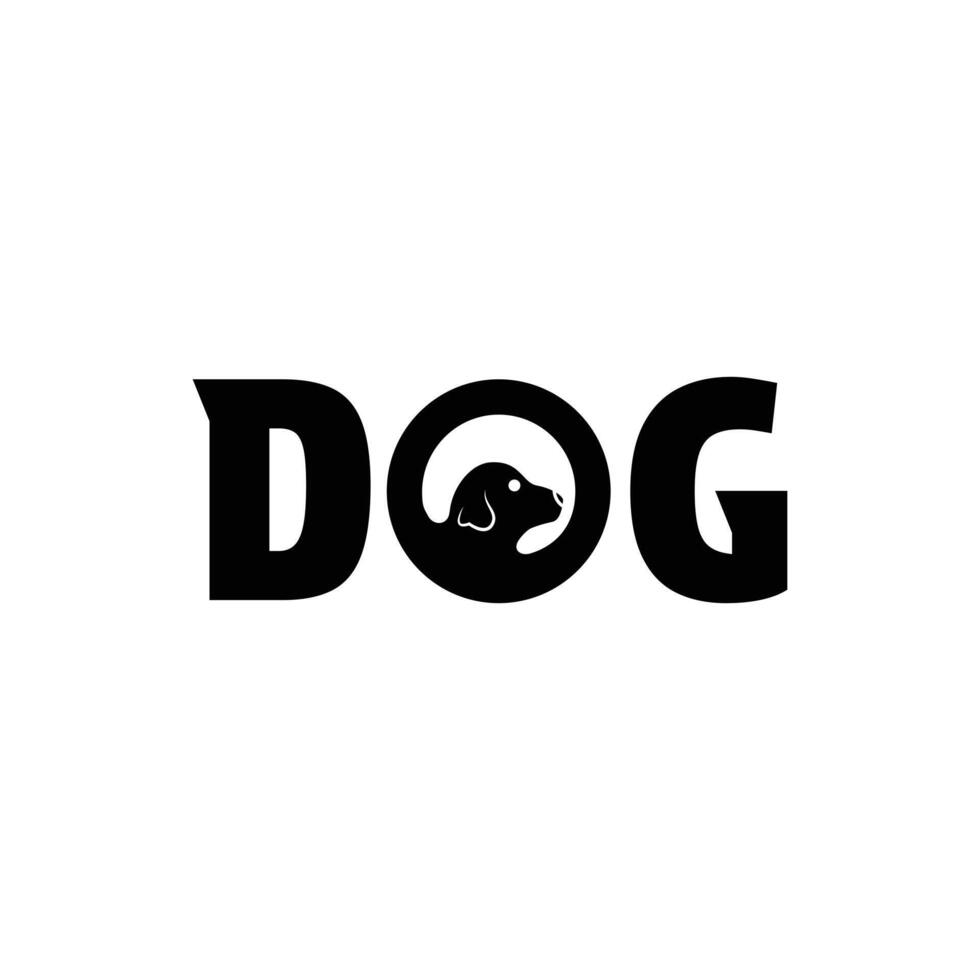 cane alfabeto logo design concetto idea vettore