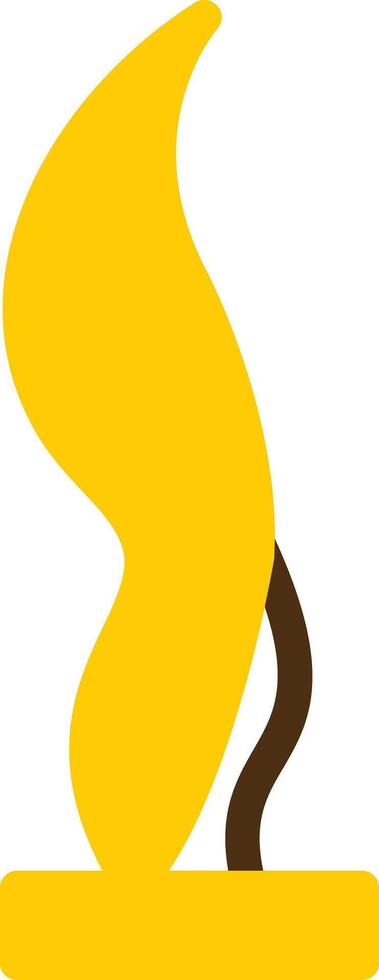 scultura giallo lieanr cerchio icona vettore