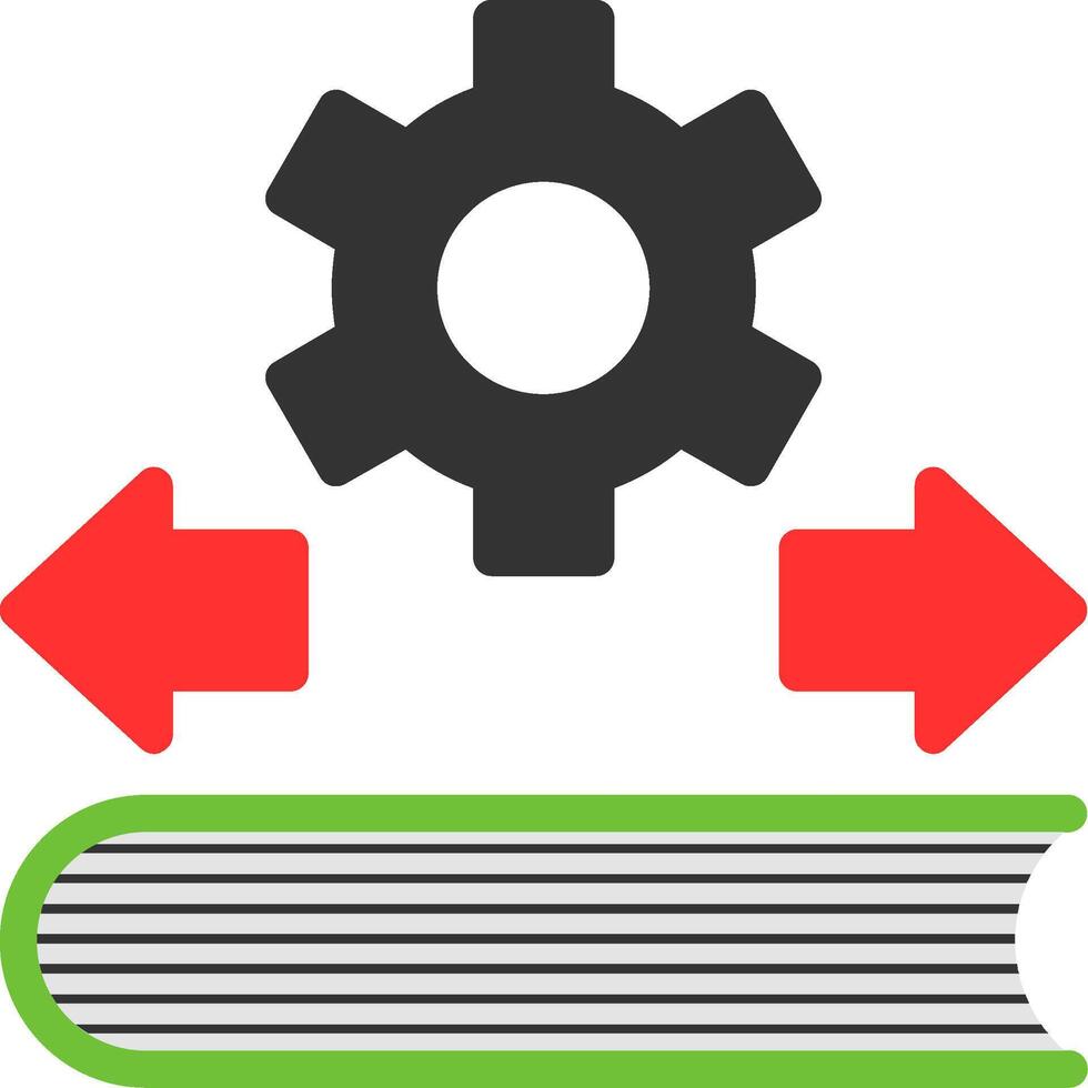 edu flusso piatto icona vettore